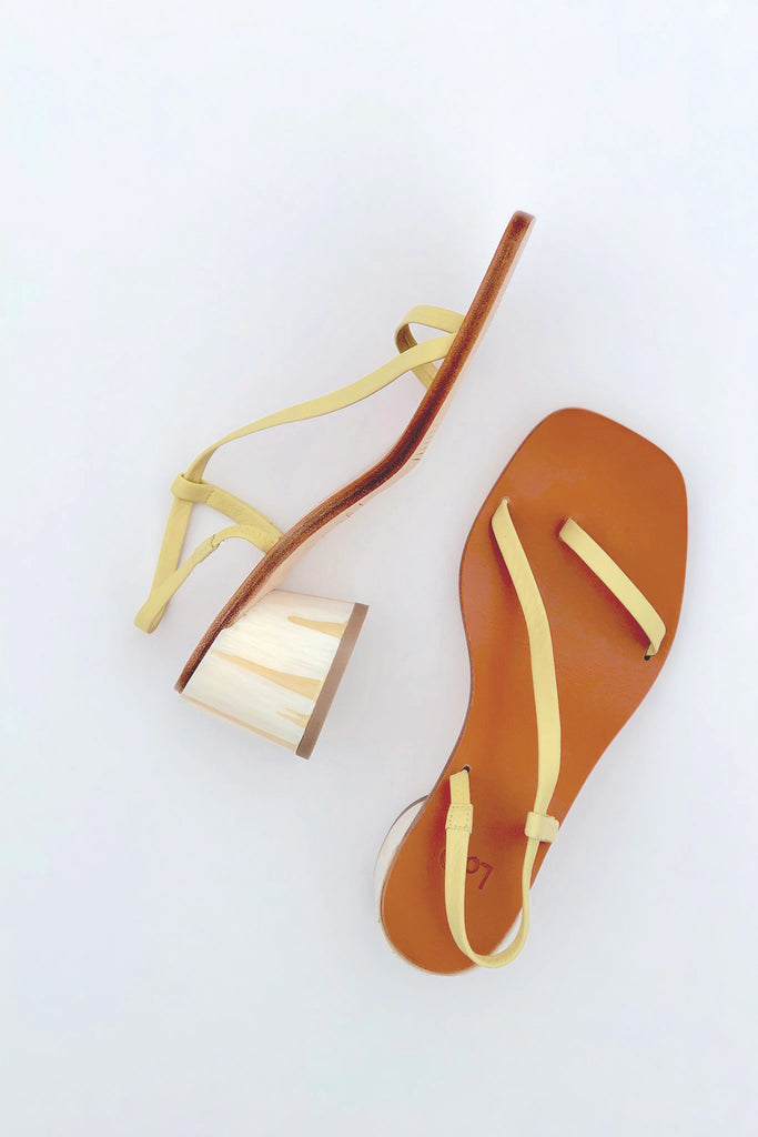 LOQ - Isla Sandal in Pomelo in Sizes 35-37 at STATURE | staturenyc.com