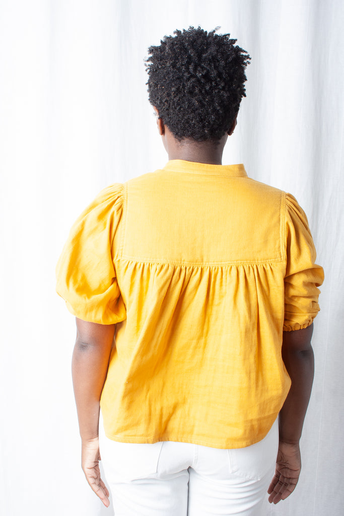Loup - Grace Top (Petite Exclusive) - Canary